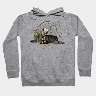 Fairy and wolf Hoodie